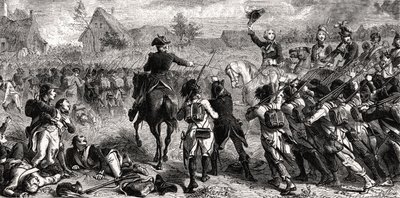 معركة فلوروس ، 26 يونيو 1794 ، نقشها إميل ديشامب بواسطة فيليكس فيليبوتو